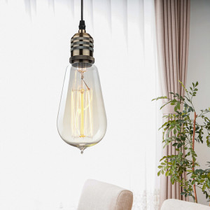 PL13 E27 - 9 GB Подсветка Накладной, цоколь Е27, провод 1 м, цвет медь (60/360) Б0048530