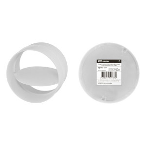 Соединитель для круглых воздуховодов с обр. клапаном, D125, SQ1807-1714