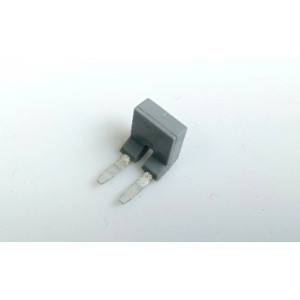 Соединительная перемычка 241601, Соединительная перемычка, 2 полюса, изолированная, вилочная, для клемм: 241…, цвет: серый