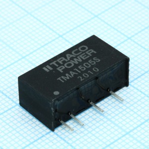 TMA 1505S, Преобразователь DC/DC на печатную плату вход 15В выход 5В 0.2A 1Вт 4-Pin SIP