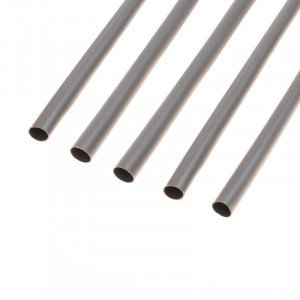 Трубка термоусадочная СТТК (2:1) 9,5/4,75 черная, двустенная клеевая термоусаживаемая трубка в метровой нарезке