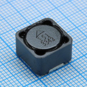 B82477G4154M000, ЧИП-индуктивность силовая проволочная экранированная 150мкГн ±20% 100кГц феррит 1.42A 0.225Ом лента на катушке