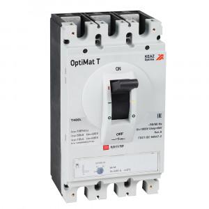 Выключатель автоматический для защиты двигателя OptiMat T400L M-M 400A 3P