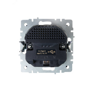 BRITE Роз. с з/к/ш 16А с USB A+A 3,1А РЮш10-2-БрМ мар. BR-R14-16-U21-D31-K35