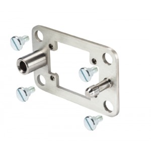 Рамка Revos Size 6, Рамка для установки контактных вставок REVOS, с направляющими, Size 6, сталь