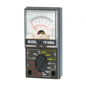 Мультиметр YX-1000A, Для измерения постоянного и переменного напряжения, постоянного тока и сопротивления.