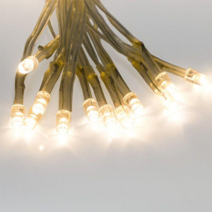 Гирлянда Сеть 1,5х1,5м, прозрачный ПВХ, 150 LED ТЕПЛЫЙ БЕЛЫЙ 215-126