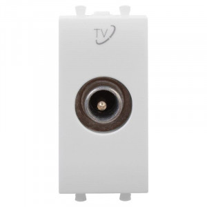 Розетка телевизионная проходная TV 1мод. Avanti "Белое облако" 16А DKC 4400511