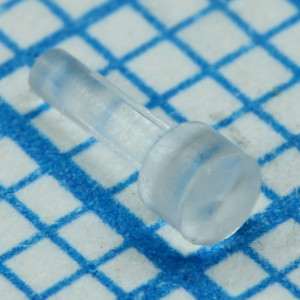 515-1016F, Прозрачный одноэлементный оптический световод диаметром 1,63 мм с запрессованной посадкой на панель