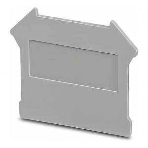 Боковая крышка UKJ-G(DUK), Крышка боковая, для клемм UKJ-2.5/10, цвет: серый