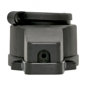 Колодка 2-м 16А IP44 2P+PE 230В с защ. крышками каучук Basic RPS-018-16-230-44