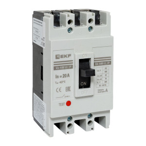 Выключатель автоматический 3п 63/20А 25кА ВА-99М PROxima mccb99-63-20m