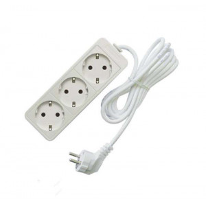 Удлинитель 3х3м с заземл. 10А IP20 2.2кВт ПВС 481S-9303