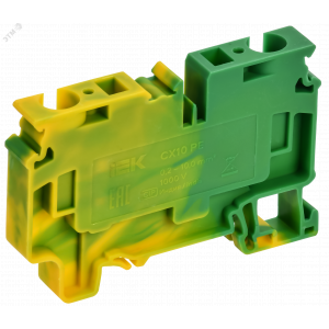 ARMAFIX Клемма пружинная CX10 PE 10мм2 проходная заземляющая IEK AF-CT41-00-K52-010