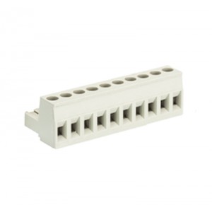 Розетка Wiecon 8113 B / 10 OB, Розеточный разъем, прямой, на кабель, шаг: 5.0 мм, 10 полюсов, фиксация провода винтовая, исполнение: без маркировки, 400V, 12А, цвет: серый