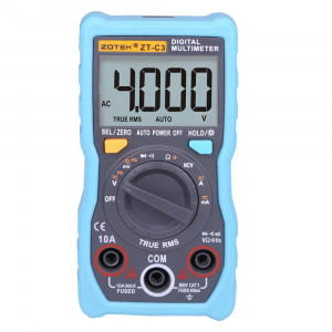 ZT-C3, Мультиметр цифровой с автоматическим выбором пределов измерений, True-RMS