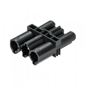 Соединитель вилка/розетка GST18i3Z 1P1 SW, Соединитель вилка/розетка, 3 полюса, серия gesis GST18i3, номинальное напряжение: 250V, номинальный ток: 20А, цвет: черный