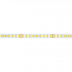 Лента ULTRA-C126-10mm 24V Warm3500 (14.4 W/m, IP20, 5630, 5m) 040221, Светодиодная лента ULTRA-C126, открытая IP20. Светодиоды 5630, 126 шт/м (630 шт на 5 м), белая плата, ширина 10 мм, скотч 3M. Цвет ТЁПЛЫЙ 3500 K, цветопередача CRI>80, угол 120°. Питание 24 В, мощность 14.4 Вт/м (72 Вт на 5 м). Размеры 5000x10x1.4 мм. Мин