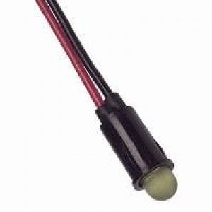 5110F7, Светодиодные панельные индикаторы YELLOW DIFFUSED 5/32" MOUNTING HOLE