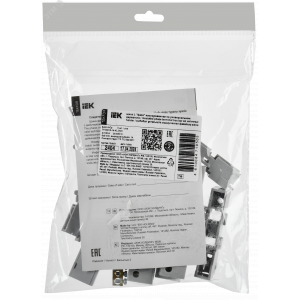 TEKFOR Шина L фаза изолированная на универсальном держателе 6х9-14-Ср IEK TF-NN10-14-KL-K03