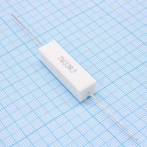 SQP70033RJBP, Резистор керамический цементный аксиальный (SQP) 7Вт 33Ом ±5%