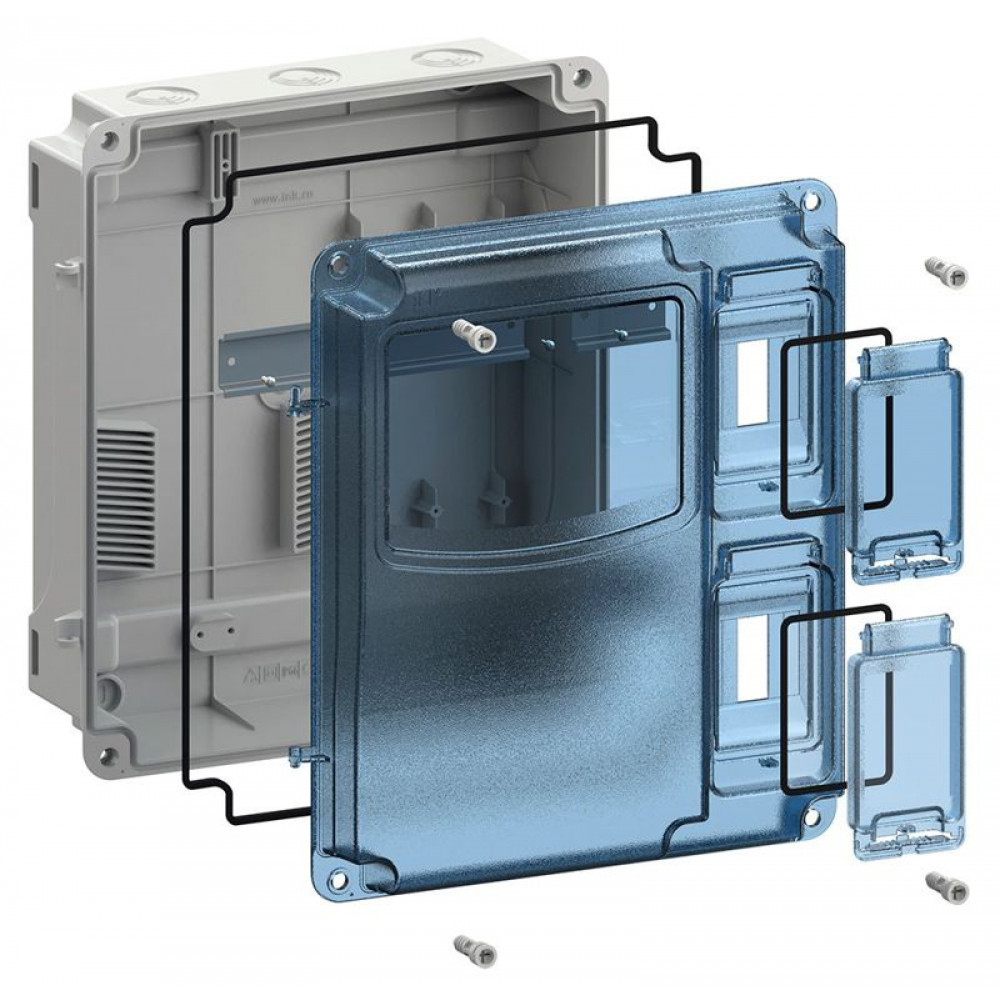 Изображение товара Пластиковый корпус ЩУРн-П 3/6 IP66 IEK для электрощитка и счетчиков