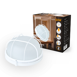 Светильник НБП IP54 190*176*90 круг с решеткой под лампу Е27 max 60W, 1/10 926602116