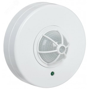 Детектор движения ДД 018 1100Вт угол обз. 270град. 2 полюс. дальн. 12м IP44 бел. LDD10-018B-1100-001