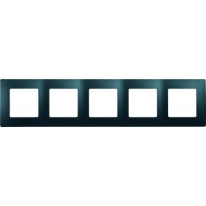ETIKA Рамка 5 постов антрацит 672585