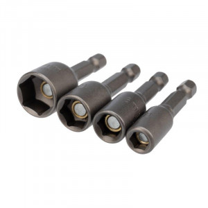 Набор ключей-насадок магнитных 6/8/10/13х48мм с шестигранной головкой KR-92-0408