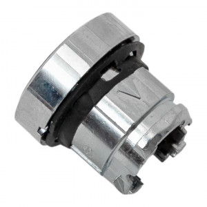 Исполнительный механизм кнопки XB4 черный плоский возвратный без фиксации, без подсветки IP65 EKF XB4BA-BL-65