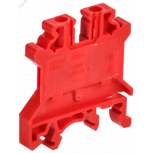 ARMAFIX Клемма винтовая CTS 4мм2 красная IEK AF-CT10-00-K04-004
