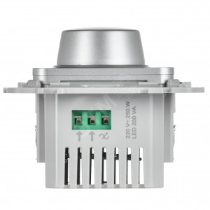 FLITE Светорегулятор проходной LED 250Вт СС16-5-1-ФлА алюминий IEK FI-D22-0250-P-K47