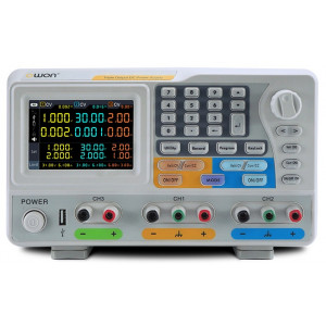 ODP3063, Программируемый источник питания, 2 канала 0 - 30V/6A + 1 канал  0 - 6V/3A 1mV/1mA