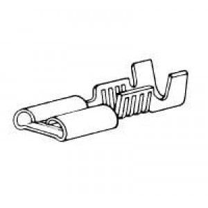 42400-1 (Cut Strip), Клеммы .25 FAST REC 18-14 Cut Strip of 100