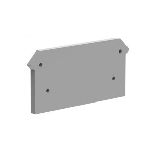 Торцевая крышка 216111, Торцевая крышка, для клемм TA16, цвет: серый