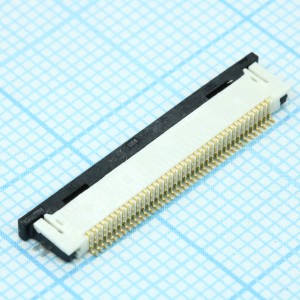 541324062, FFC / FPC разъем, 0.5 мм, 40 контакт(-ов), Гнездо, Поверхностный Монтаж, угловой лента на катушке
