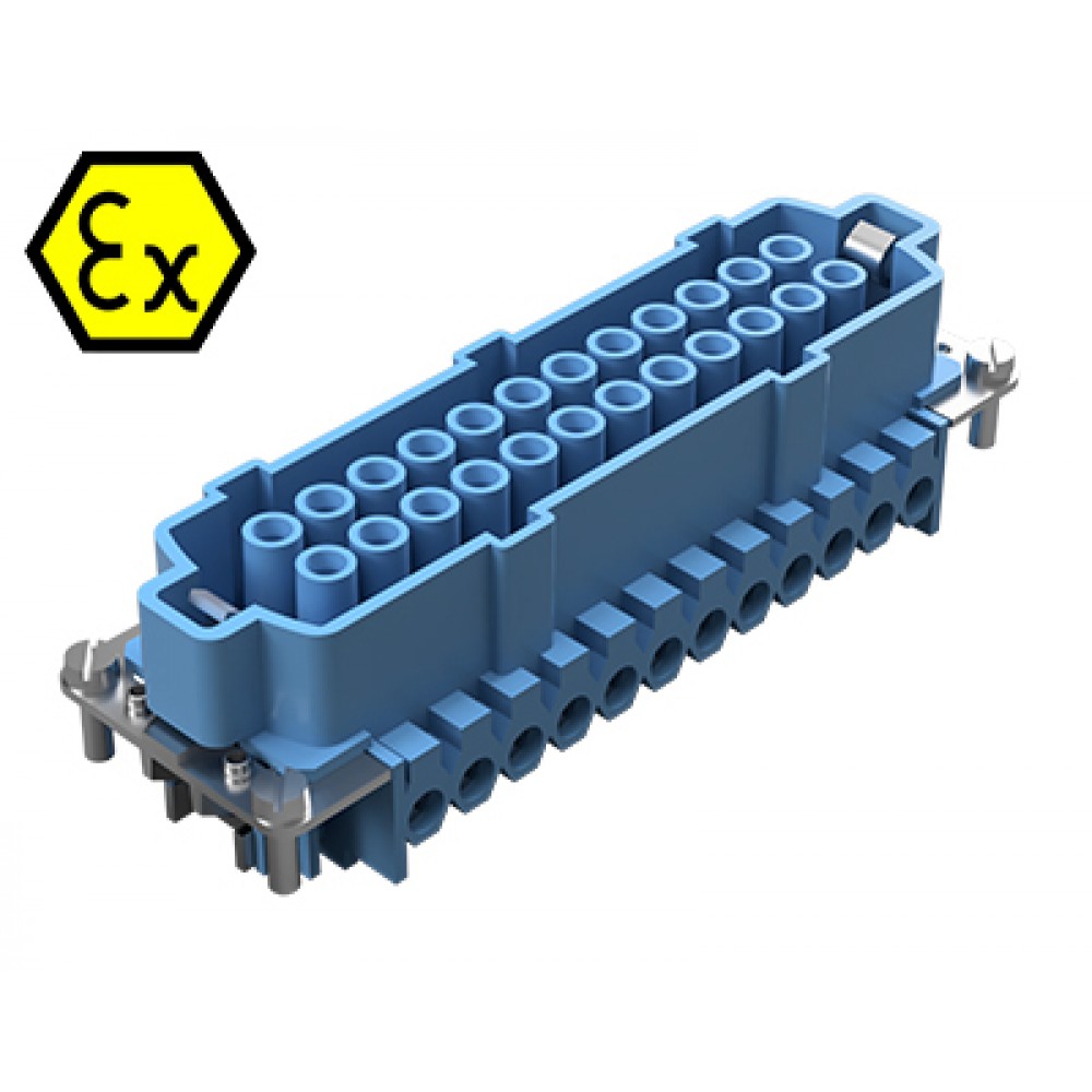 Изображение товара Взрывозащищенная розеточная контактная вставка REVOS Ex Size 24 24 полюса