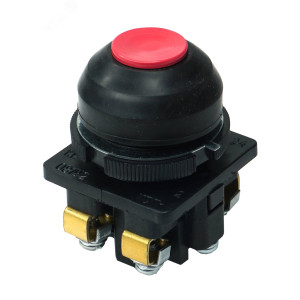 Выключатель кнопочный КЕ-081 У2 исп.2 1з+1р цилиндр IP54 10А 660В красн. ET502359