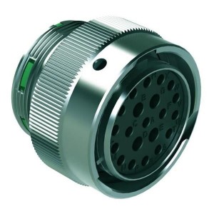 AHDM06-24-21SN, Circular Push Pull Connectors SZ 24 PLUG 21 POS SOCKET STND ARGMNT