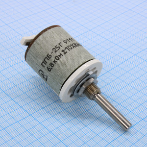 ППБ-25Г   6.8К ±10%, Резистор переменный проволочный 6.8кОм ±10% 25Вт
