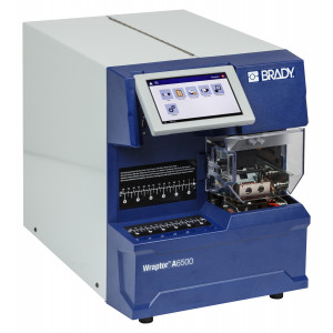 brd149244, Принтер-аппликатор BRADY WRAPTOR-A6500-EU с ПО BWS ADVANCED. В компл.: USB кабель, шнур питания, WRAP-4-427, риббон R-4302.