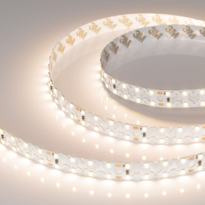 Лента RZ-A160-15mm 24V Warm3000 (19.2 W/m, IP20, 2835, 5m) 036014, Широкая гибкая лента с фигурной платой, легко изгибается на плоскости. Светодиоды smd 2835, 160шт/м (800шт на 5м), белая плата 15 мм, скотч 3М. Цвет ТЁПЛЫЙ 2900-3100K. Питание 24V, мощность 19.2 Вт/м (96 Вт на 5м), угол 120°, цветопередача CRI>80. Размеры