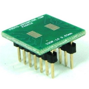 PA0016, Панели и адаптеры SSOP-14 to DIP-14 SMT Adapter