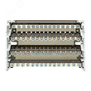 Шина нулевая в корпусе 4х15 sn0-4x15