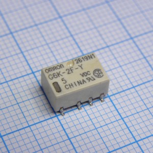 G6K-2FY-TR-5DC, Signal Relay 5VDC 1A DPDT(10x7.8x5.2)mm