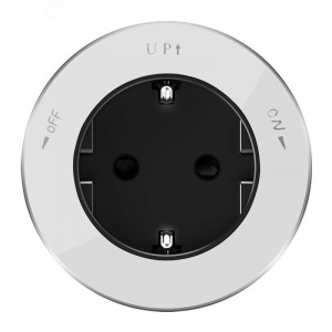 MultiTrack Розетка 2К+З круглая 16А/250В Белый MTK13001W