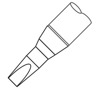 STTC-537, Паяльники Cartridge Chisel 1.78mm(0.07 ") 30Deg