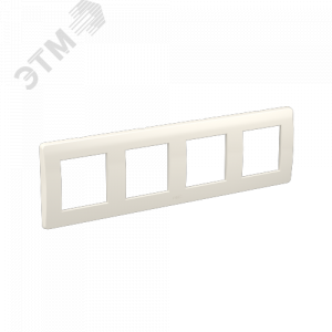 Рамка на 2+2+2+2 модуля (четырехместная), белая, RAL9010 75014W