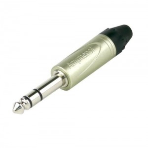 QS3P, Телефонные разъемы 1/4IN PHN STR STEREO NICKEL